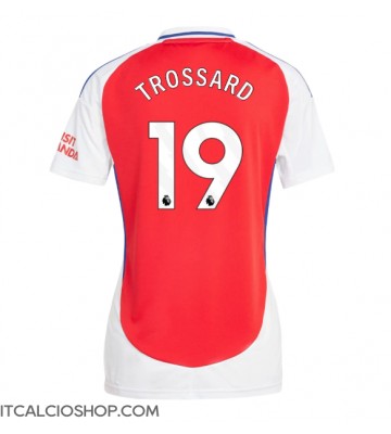 Arsenal Leandro Trossard #19 Prima Maglia Femmina 2024-25 Manica Corta